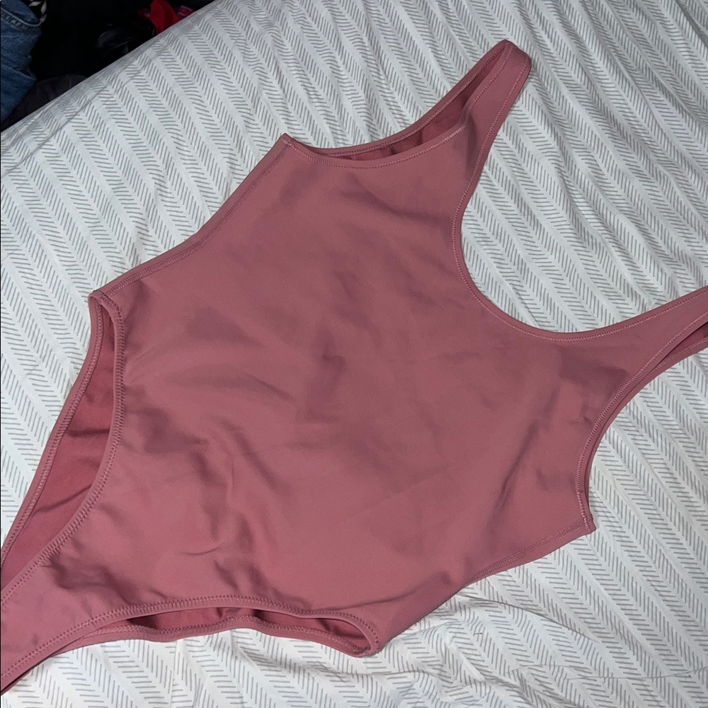 Kendall & Kylie Dusty Rose bodysuit